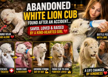 The Inspiring Rescue Journey of an Abandoned White Lion Cub
