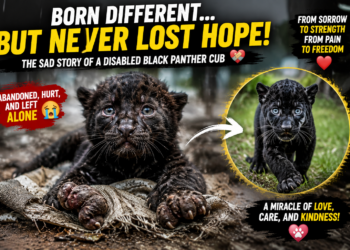 From Flood Victim to Majestic Guardian: The Incredible Rescue and Recovery of an Orphaned Black Panther Cub