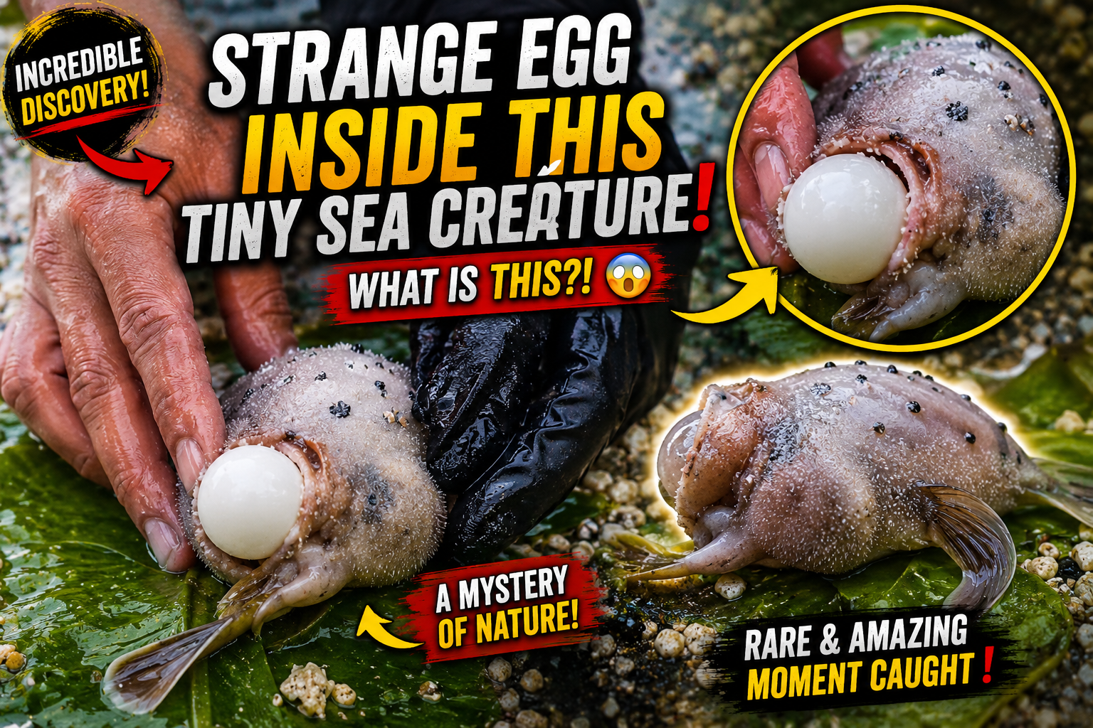 They Found a Strange Egg Inside This Tiny Sea Creature — What Happened Next Was Incredible
