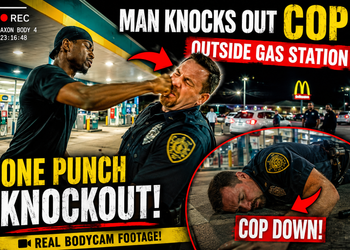 Man Knocks Out Cop Outside Gas Station — A Routine Encounter Turns Violent ( Part 2 )
