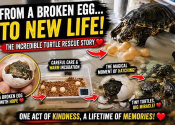 A Turtle’s Miraculous Journey: From Unexpected Eggs to a New Generation