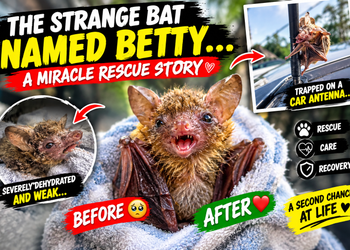 🦇 The Strange Bat Named Betty: A Remarkable Rescue and Recovery Story